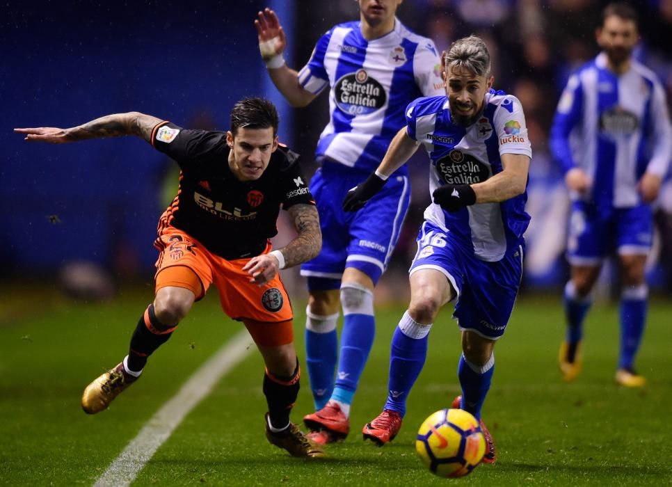 El Dépor cae en Riazor ante el Valencia