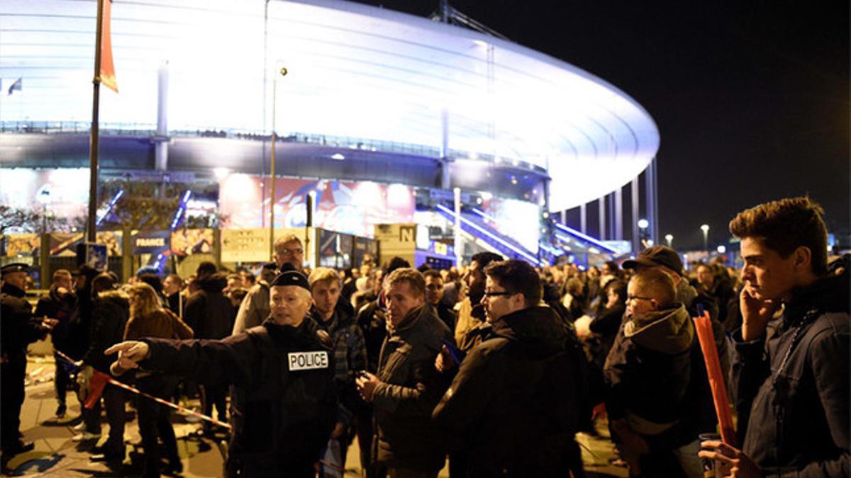 El Stade de France, primer escenario de los atentados de París