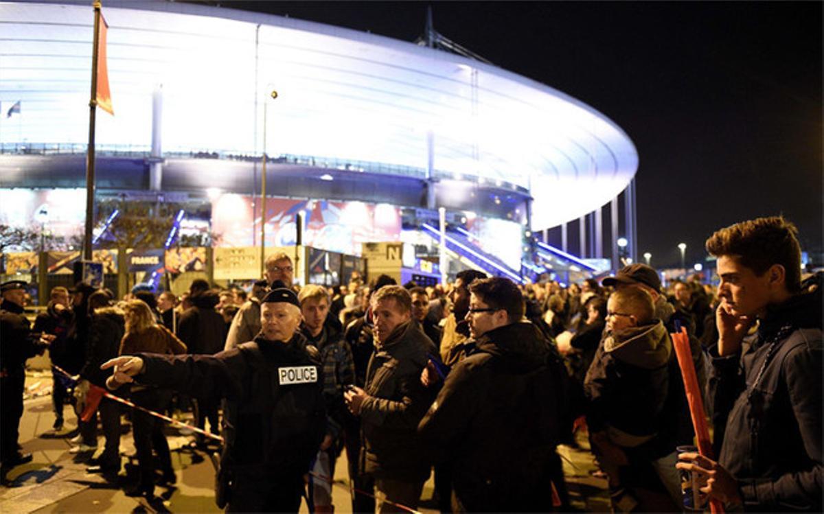 El Stade de France, primer escenario de los atentados de París