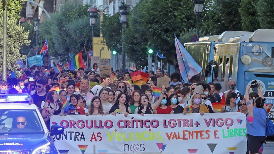 Paso firme por la defensa de los derechos LGTBI en Vigo