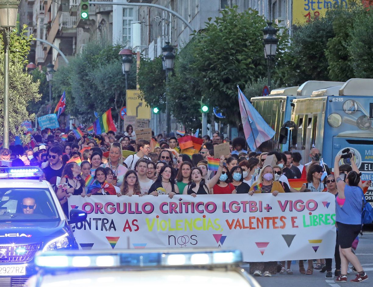Paso firme en defensa de los derechos LGTBI en Vigo