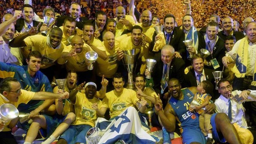 El Maccabi sorprendió al Real Madrid en la Final Four de Milán 2014 y conquistó el título.