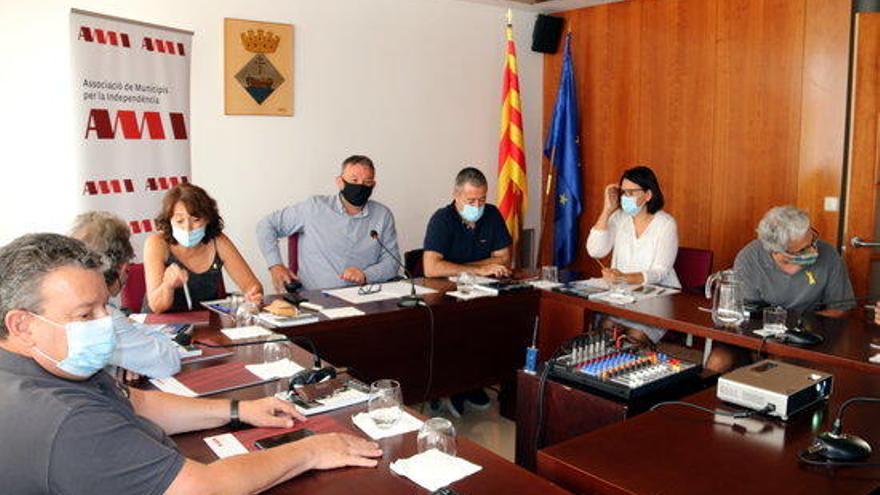 Reunió del consell directiu d&#039;aquest dimarts al Port de la Selva.