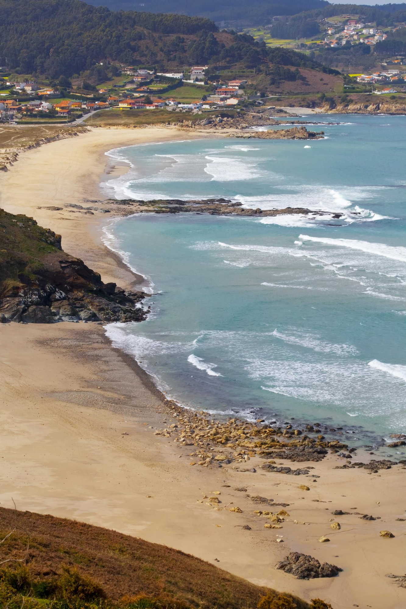 La playa de Barrañán en La Coruña
