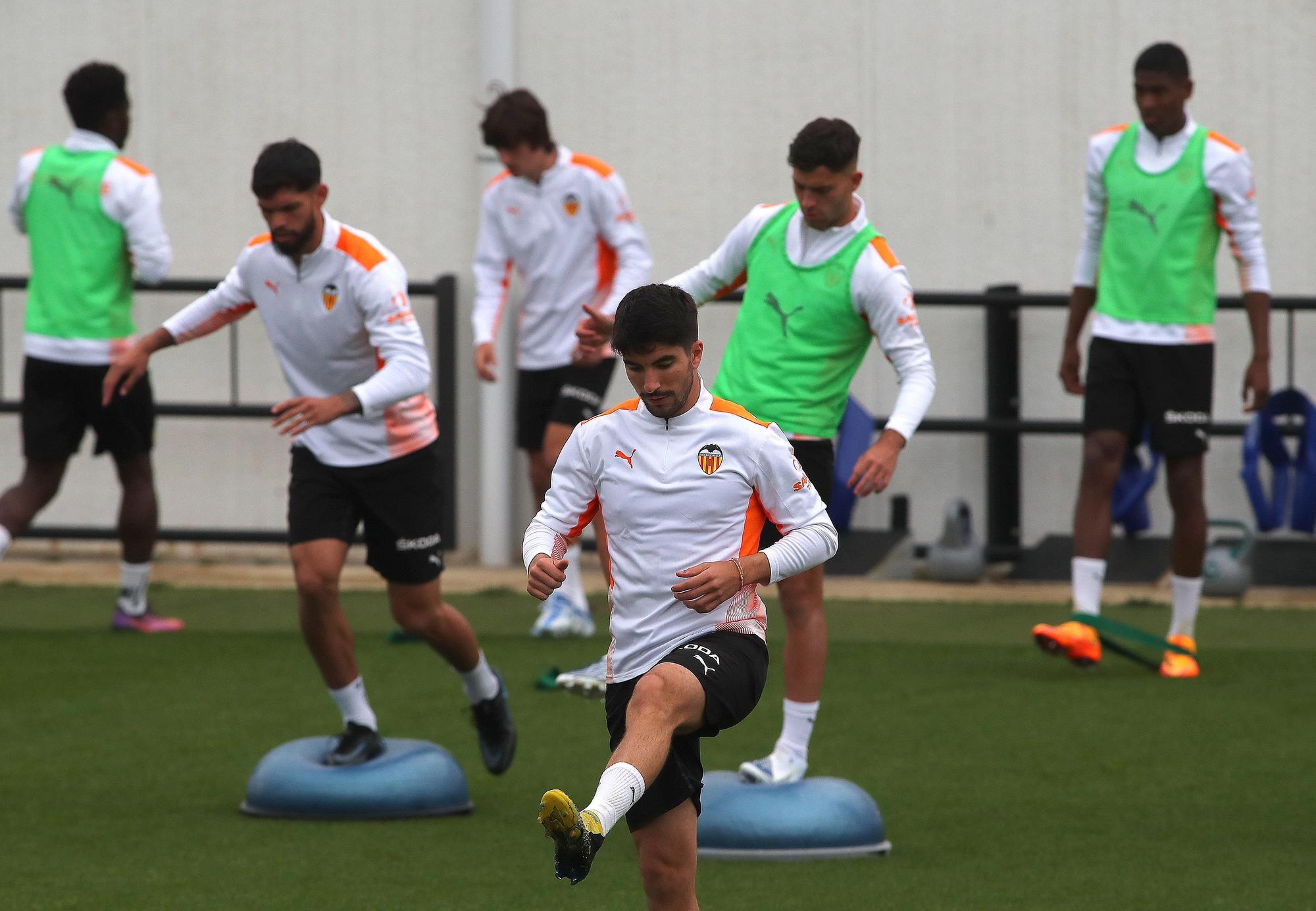 Así ha sido el entrenaiento de hoy del Valencia CF