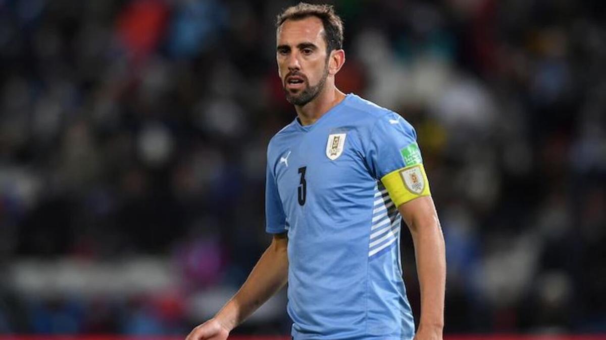 Godín, con la selección