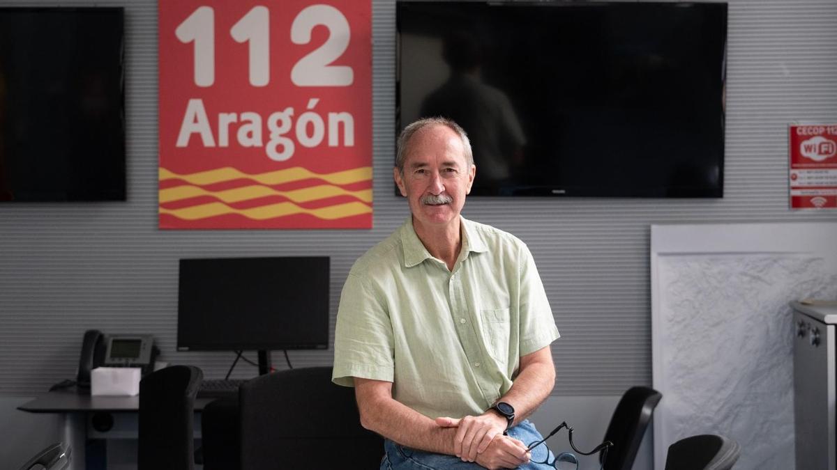 El director general de Emergencias, Miguel Ángel Clavero, esta semana en la sede del 112.