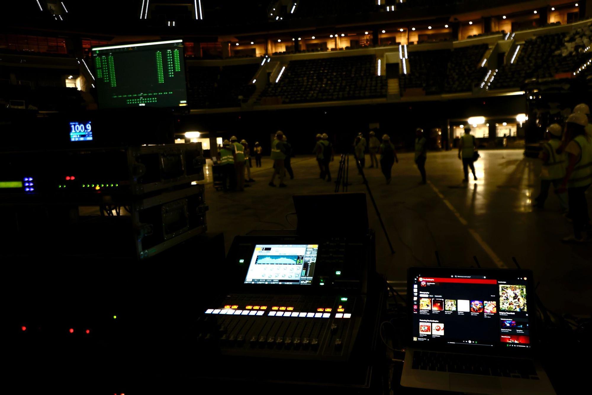 Cada vez más cerca: Primeras pruebas de sonido en el Roig Arena