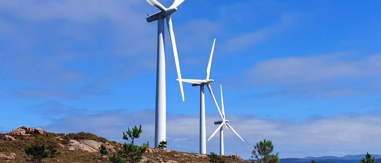 Aerogeneradores en Camariñas.