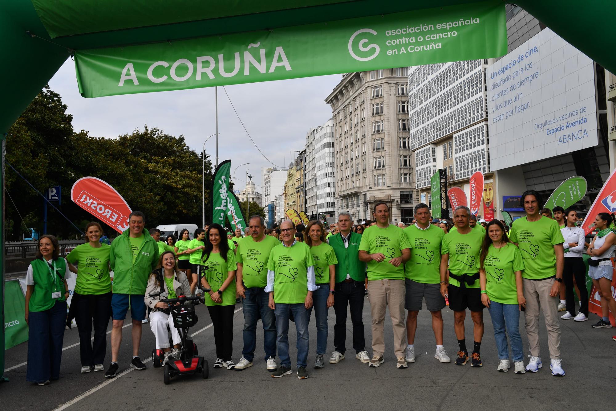 A Coruña caminó contra el cáncer