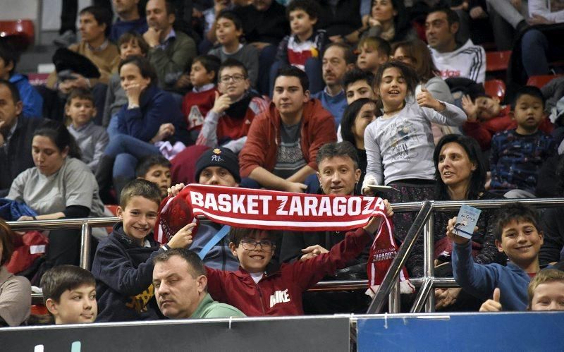 Entrenamiento a puerta abierta del Tecnyconta Zaragoza