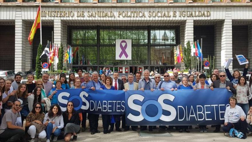 El acto de protesta realizado este martes en Madrid