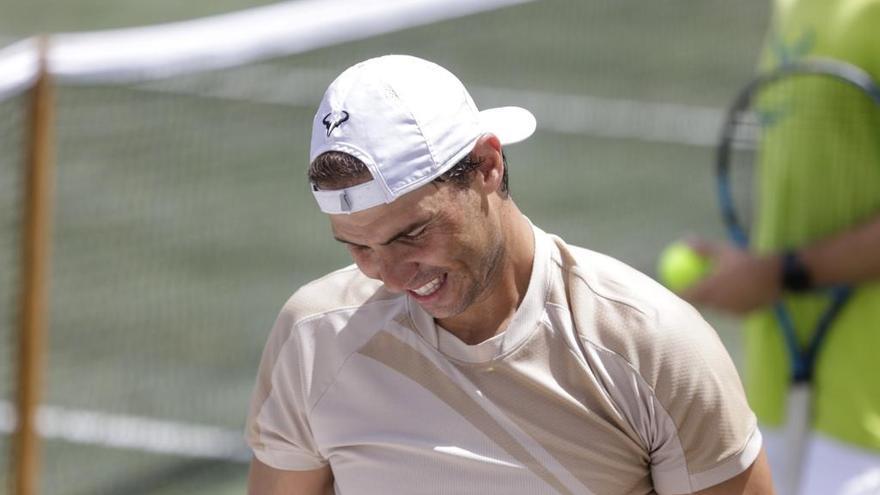 Rafa Nadal entrena con Feliciano López en Santa Ponça