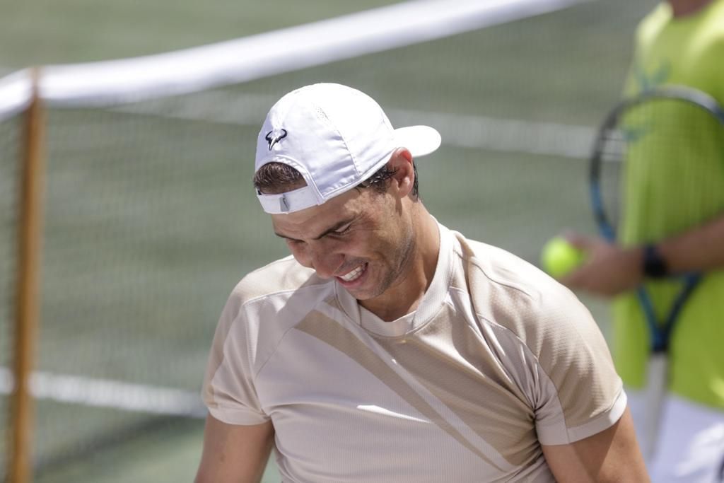 Rafa Nadal entrena con Feliciano López en Santa Ponça