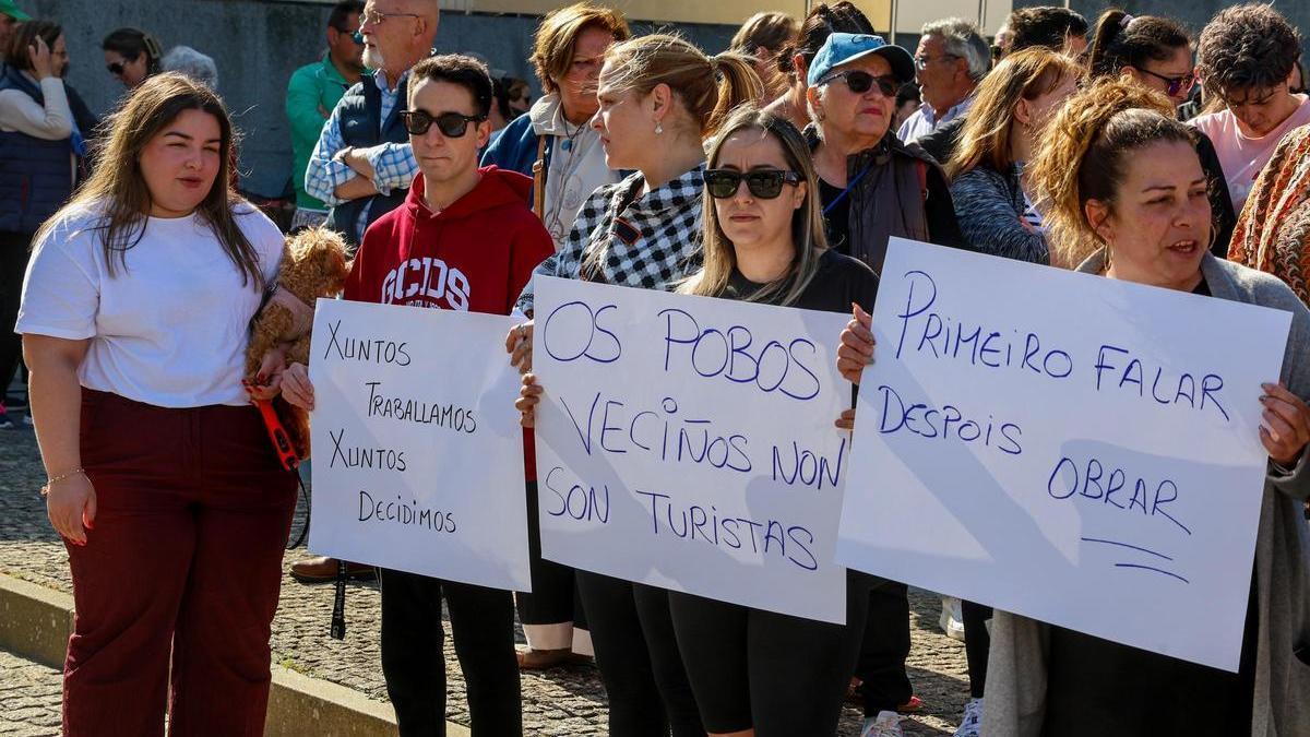 Asistentes a la concentración celebrada en abril.