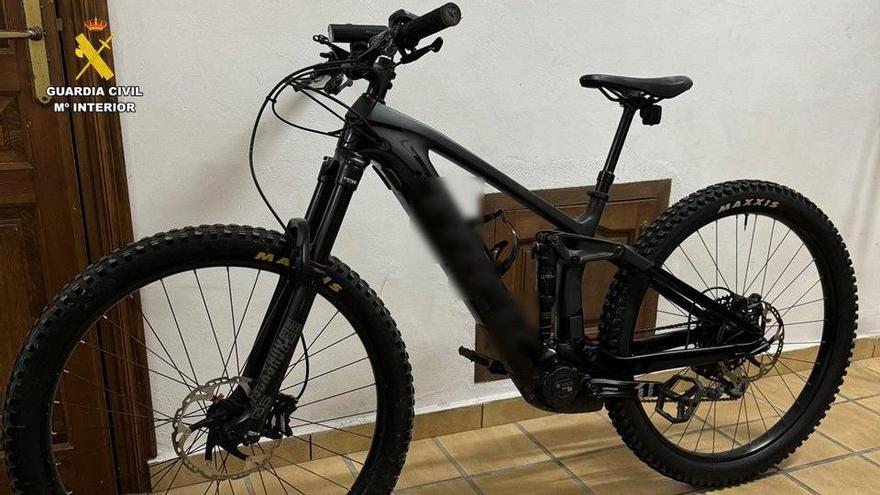 La bicicleta de 11.000 euros robada y vendida.