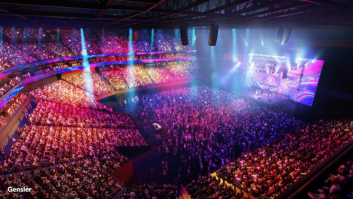 Así sería un concierto en el Palau Blaugrana de Víctor Font