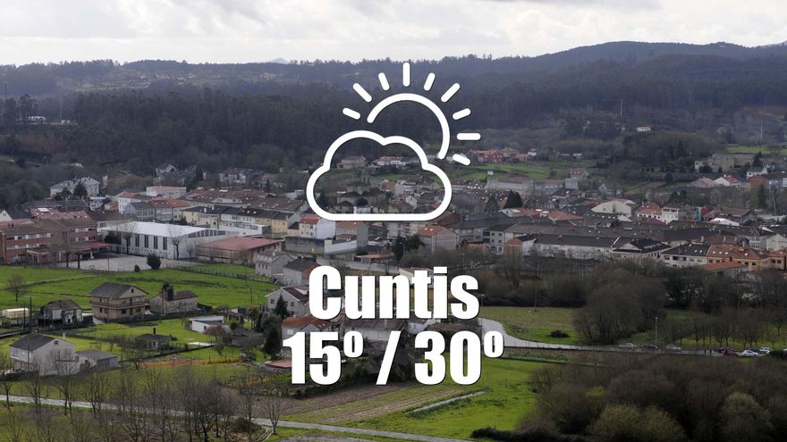 El tiempo en Cuntis: previsión meteorológica para hoy, viernes 27 de junio