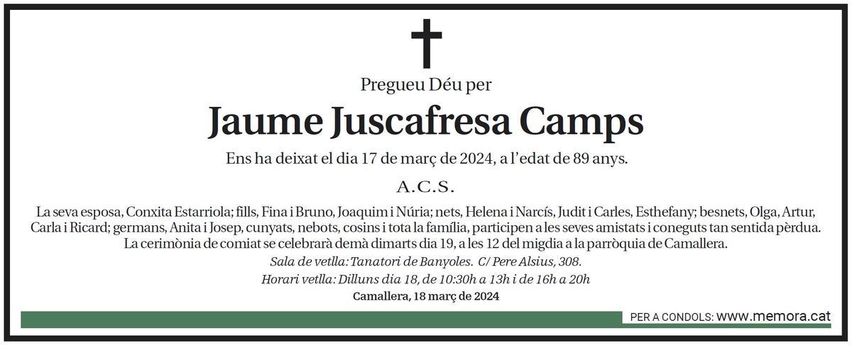 Jaume Juscafresa Camps