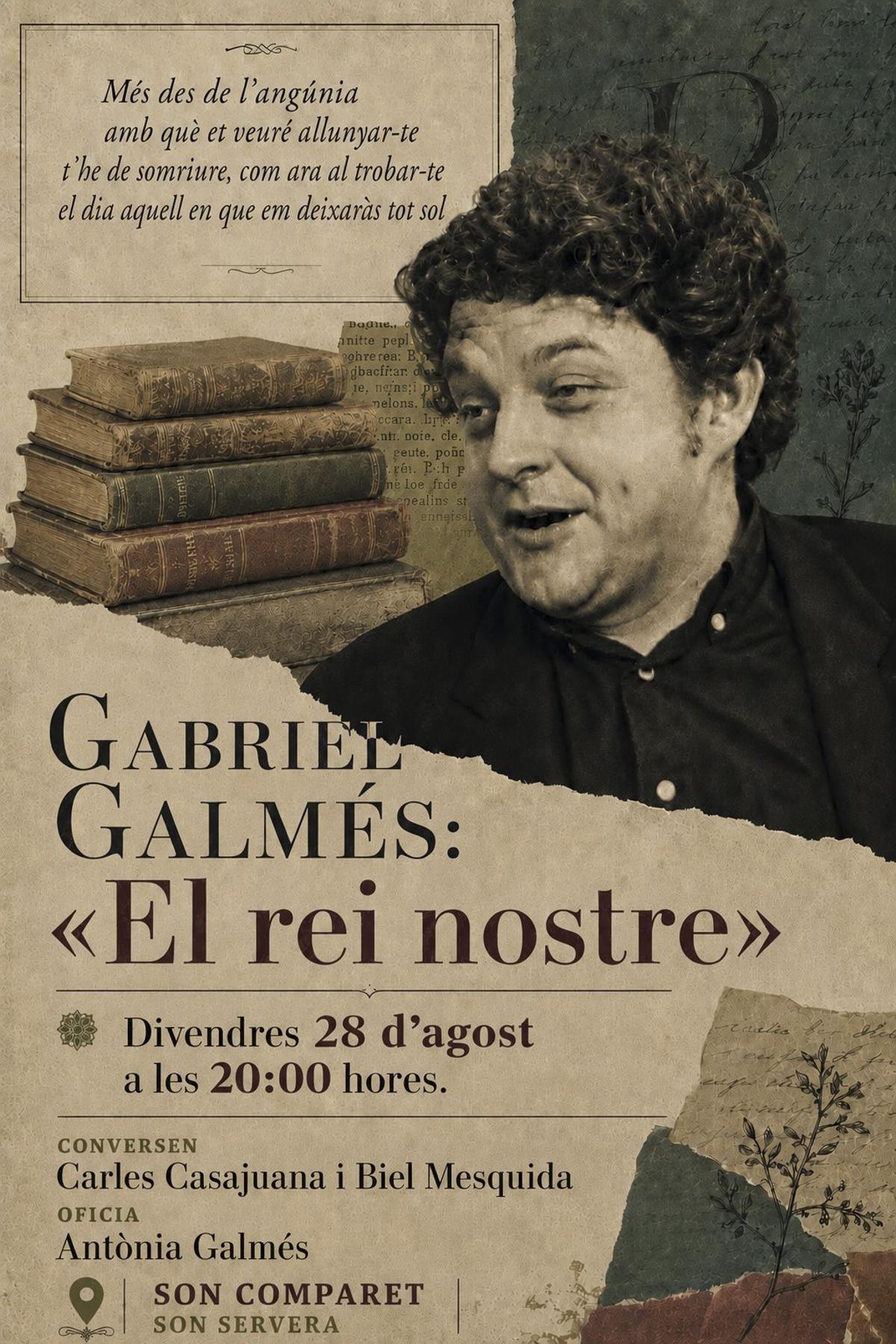 Cartel del homenaje organizado en Son Comparet.