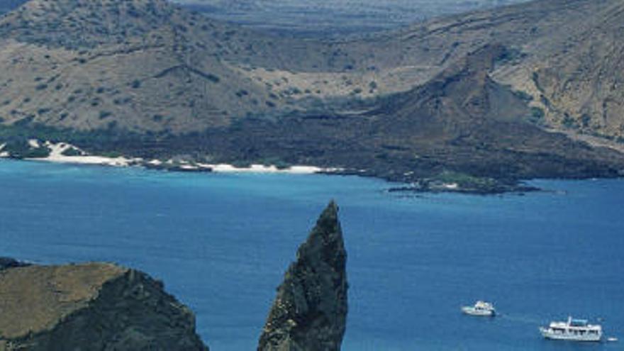 Vista panorámica de las ecuatorianas Islas Galápagos