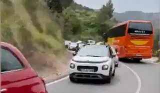 Verkehrschaos auf Valldemossa-Landstraße Anfang Mai: "Will nicht daran denken, wie es im August aussieht"