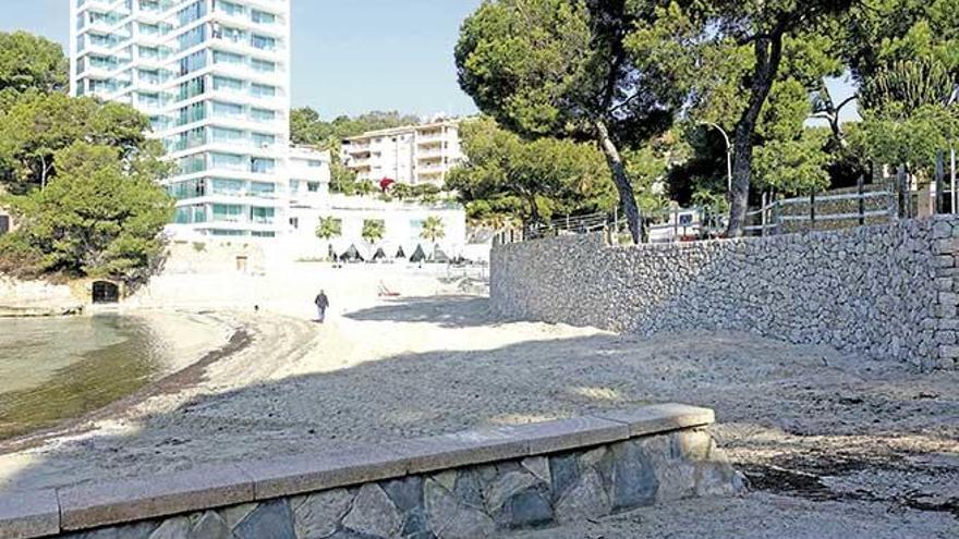 Una panorámica reciente de la Calita de Portals Nous, en el municipio de Calvià.