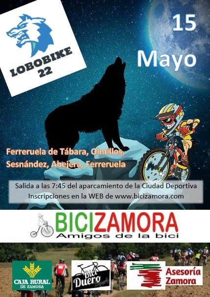 Cartel promocional de la LoboBike.