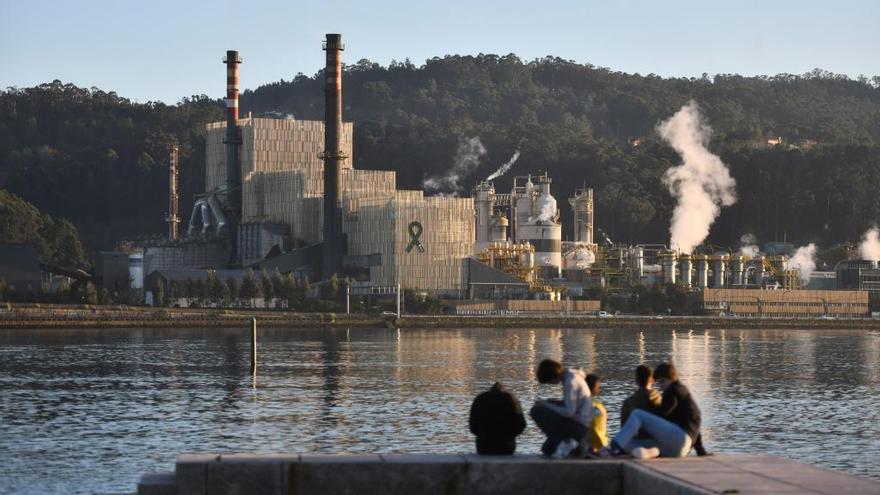 Vista de la factoría de Ence. // G. Santos