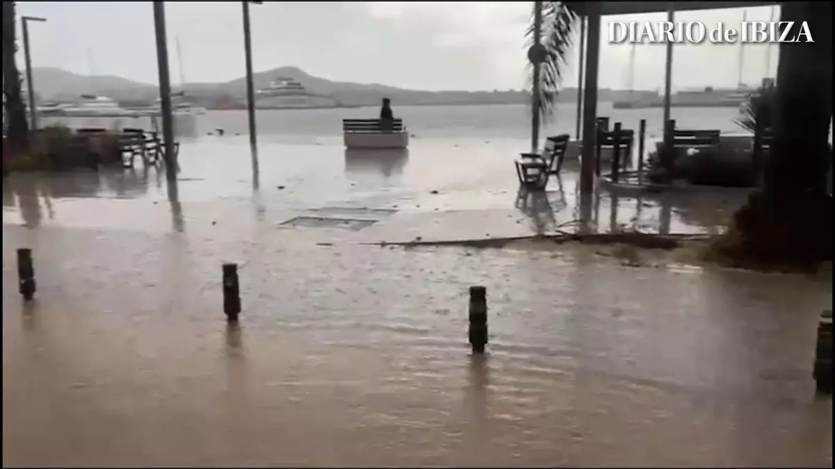Ibiza y Formentera, de nuevo en riesgo amarillo el lunes y el martes por fuertes lluvias y tormentas