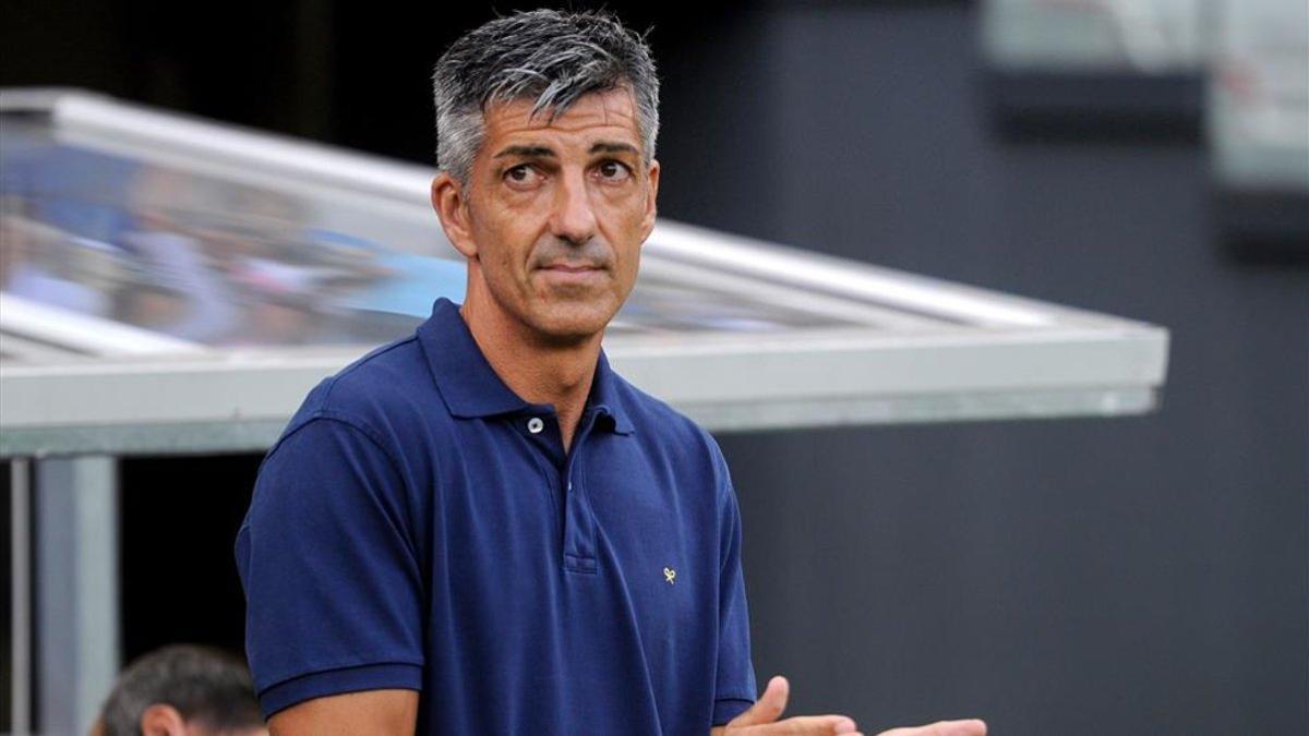 Imanol Alguacil, entrenador de la Real Sociedad