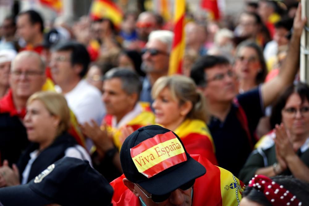 Manifestación en Barcelona contra el ''procés''