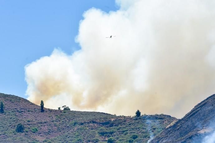 11-08-2019 Artenara. Segundo día del incendio en la cumbre  | 11/08/2019 | Fotógrafo: Andrés Cruz