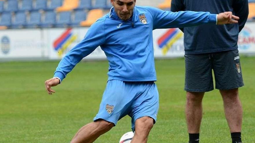 Borjas durante un entrenamiento. // Rafa Vázquez