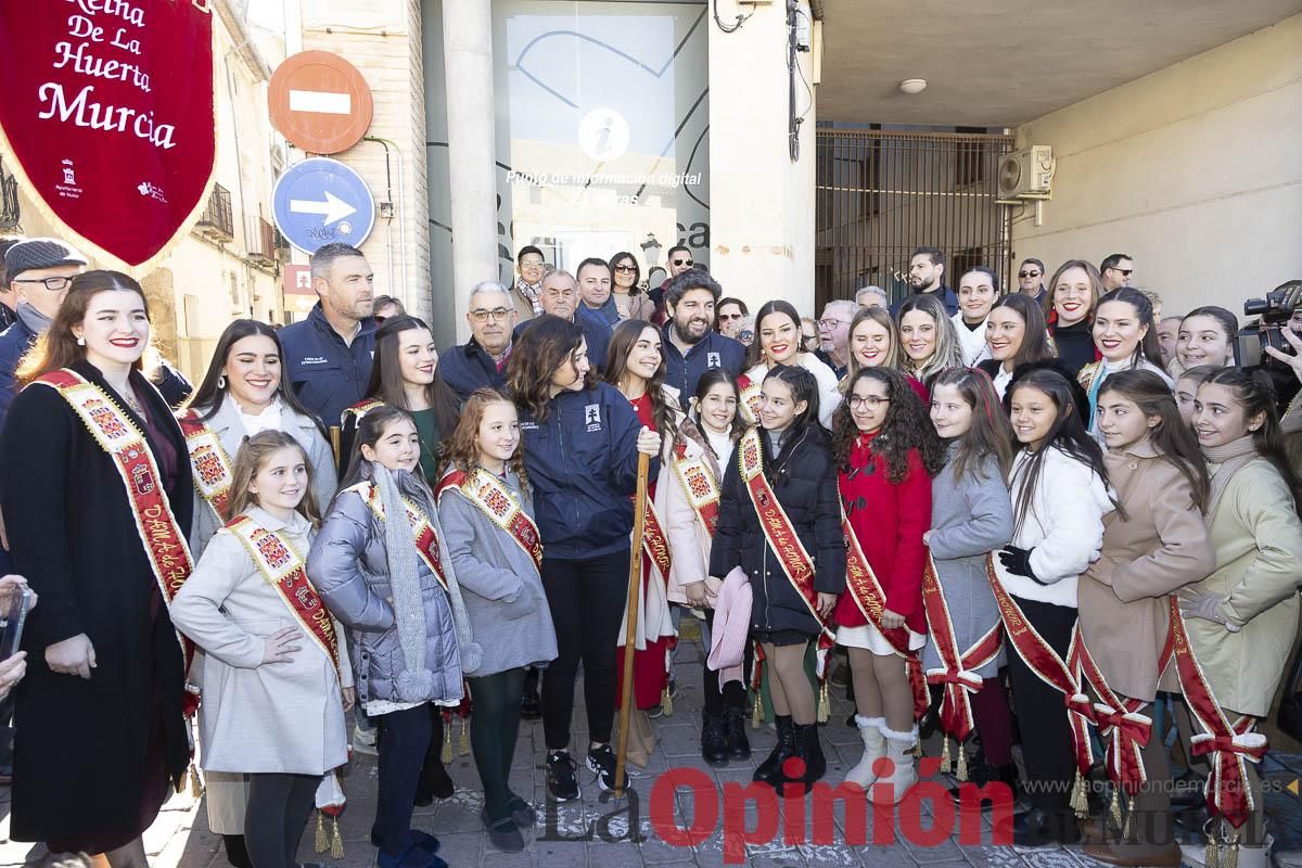 Así ha sido la visita de Isabel Díaz Ayuso a Caravaca de la Cruz