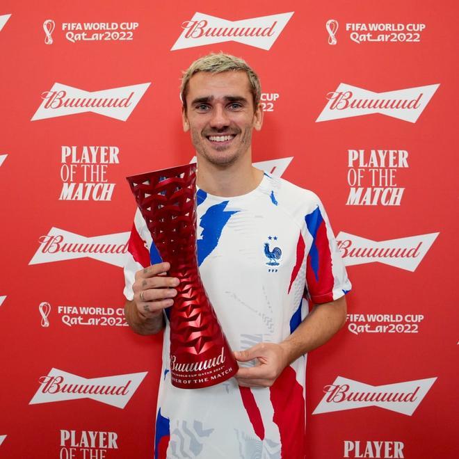 Griezmann, fue elegido el MVP de la semifinal ante Marruecos