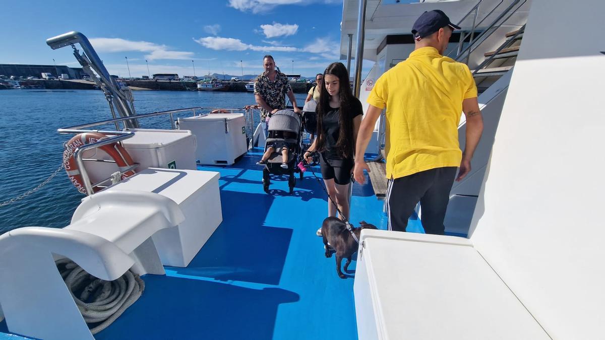 Uno de los perros que viajaron en el Gran Cormorán Jet.
