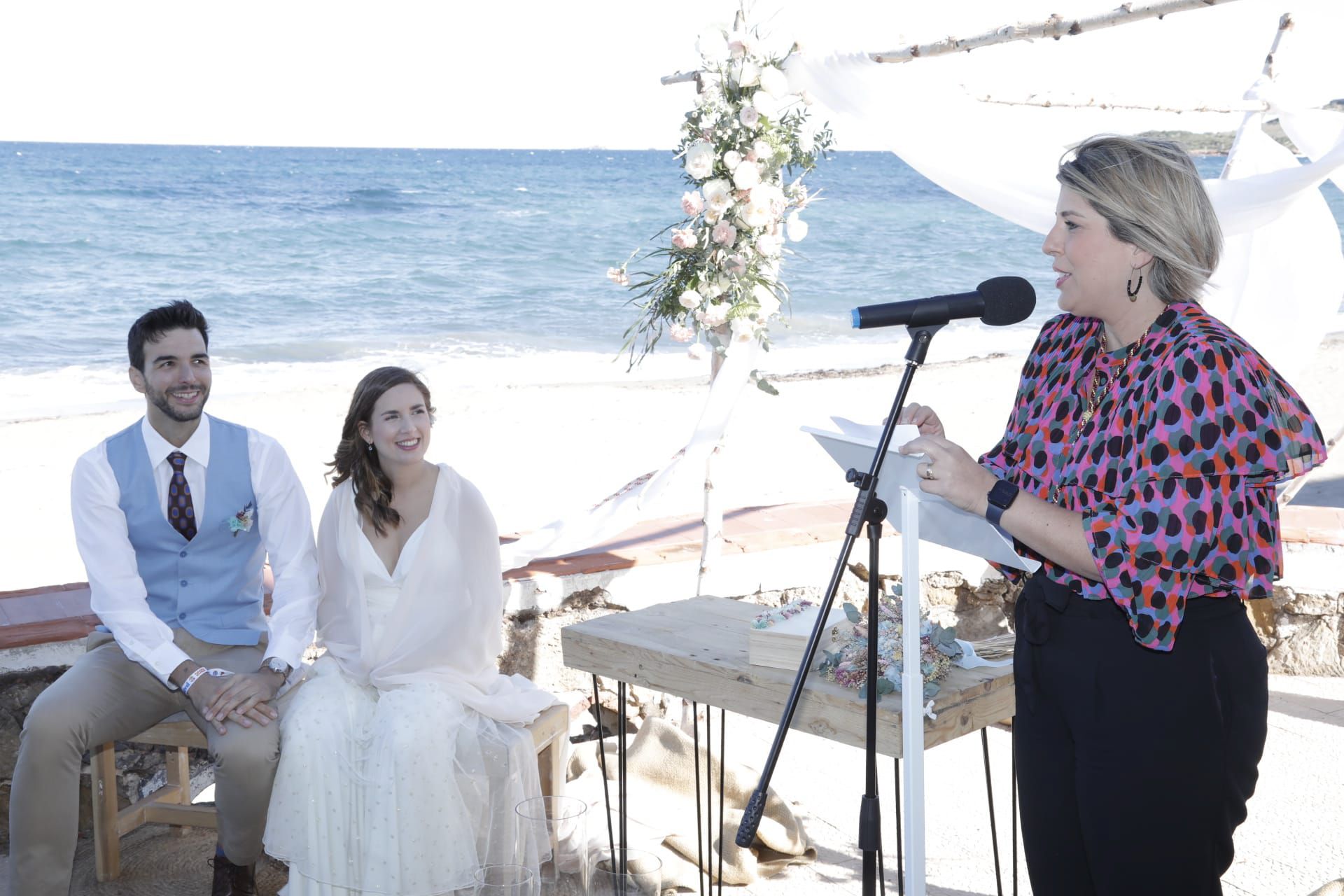 La primera boda celebrada en la playa en Cartagena