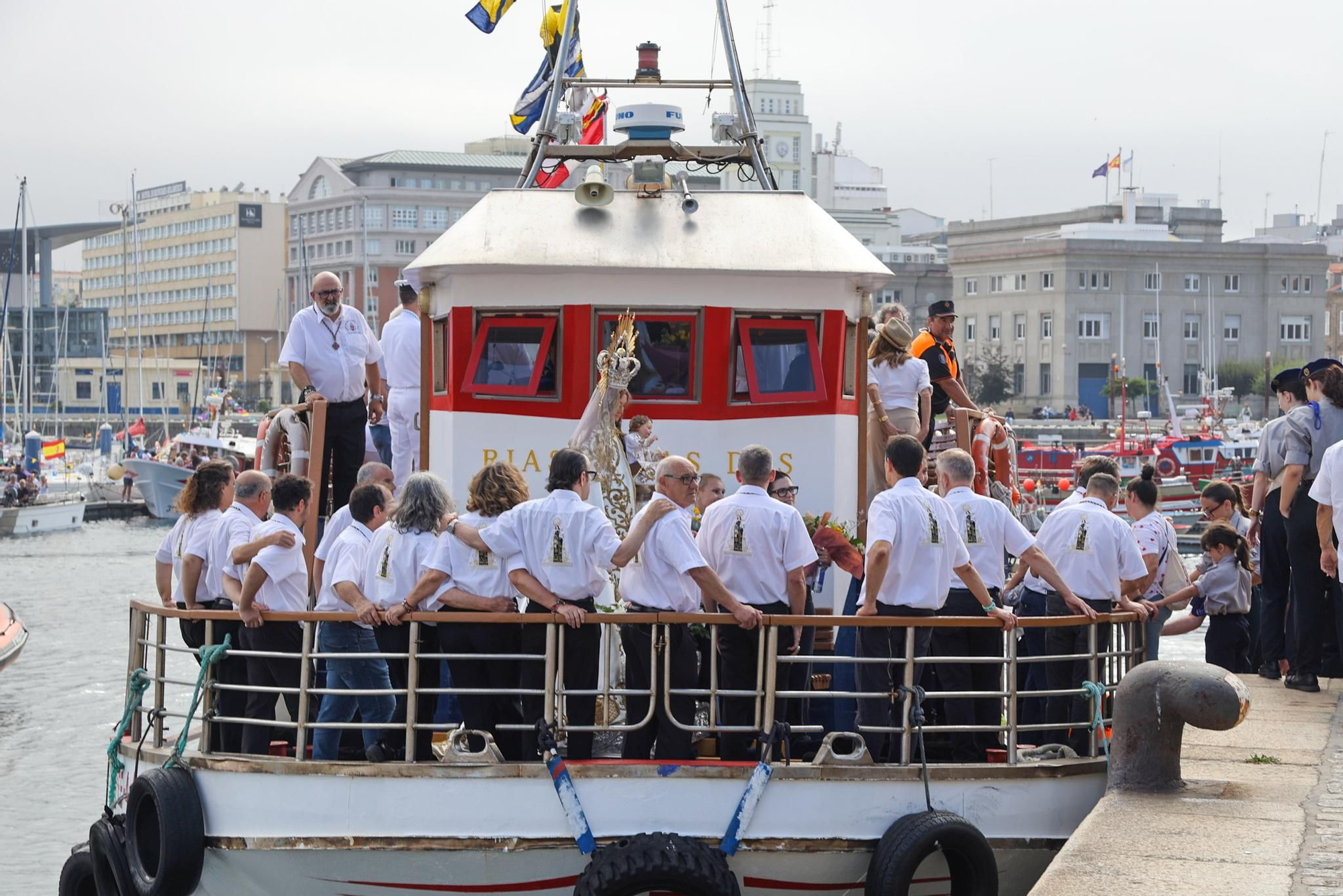 Procesión de la Virgen del Carmen en A Coruña