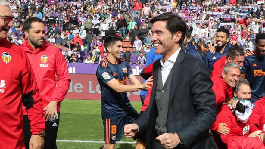 Marcelino pone nota a sus jugadores