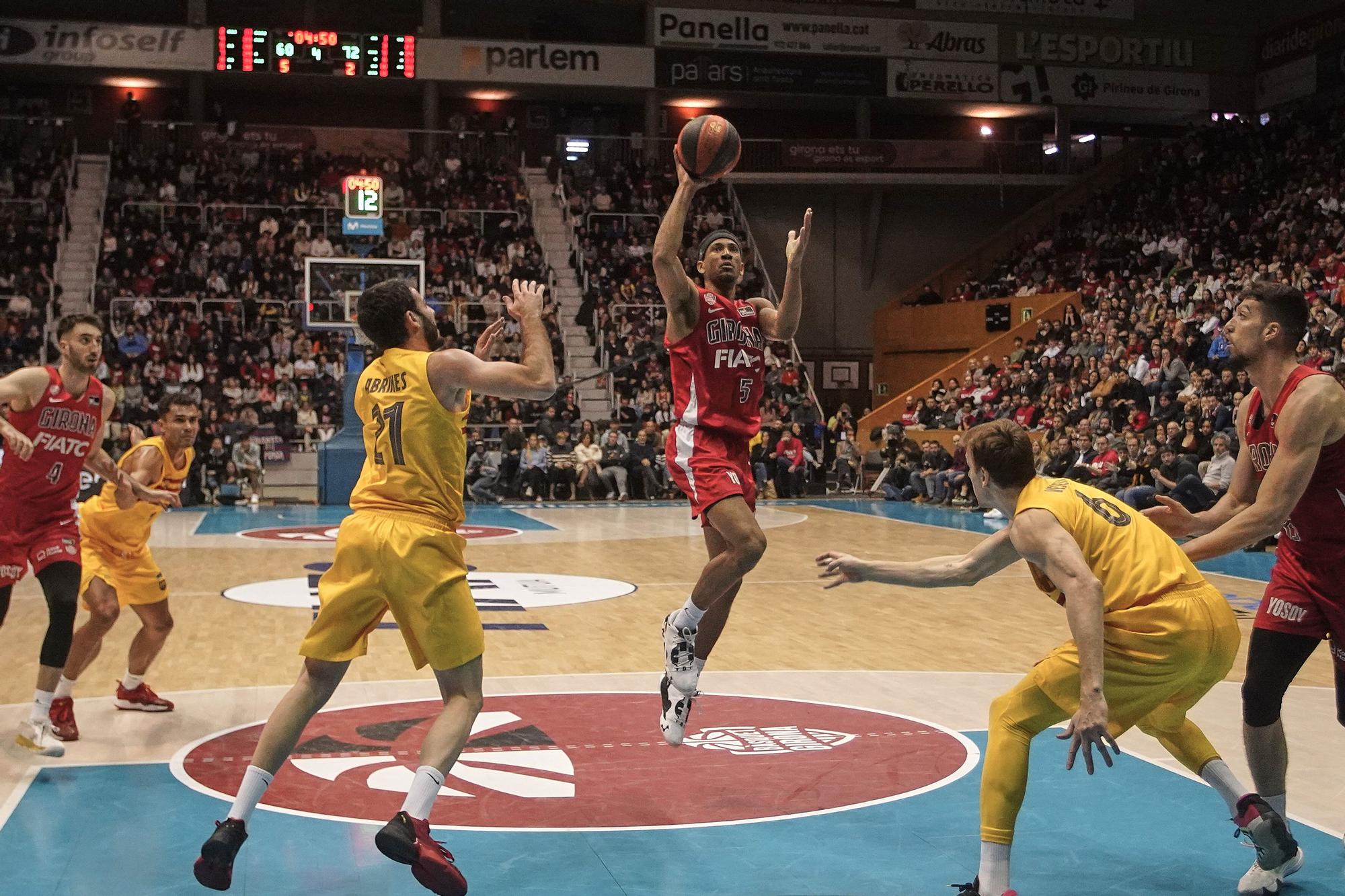 Les millors imatges del Bàsquet Girona - Barça