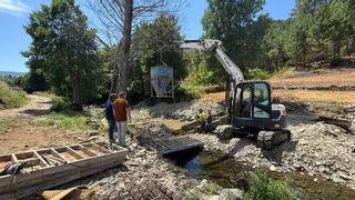 Inversión de 200.000 euros en la zona de baño de La Muela, alquería de Pinofranqueado