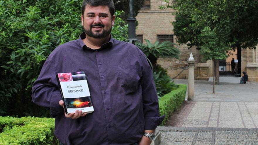 Óscar Recio, el pasado martes en los jardines de la Catedral con la segunda parte de su trilogía.