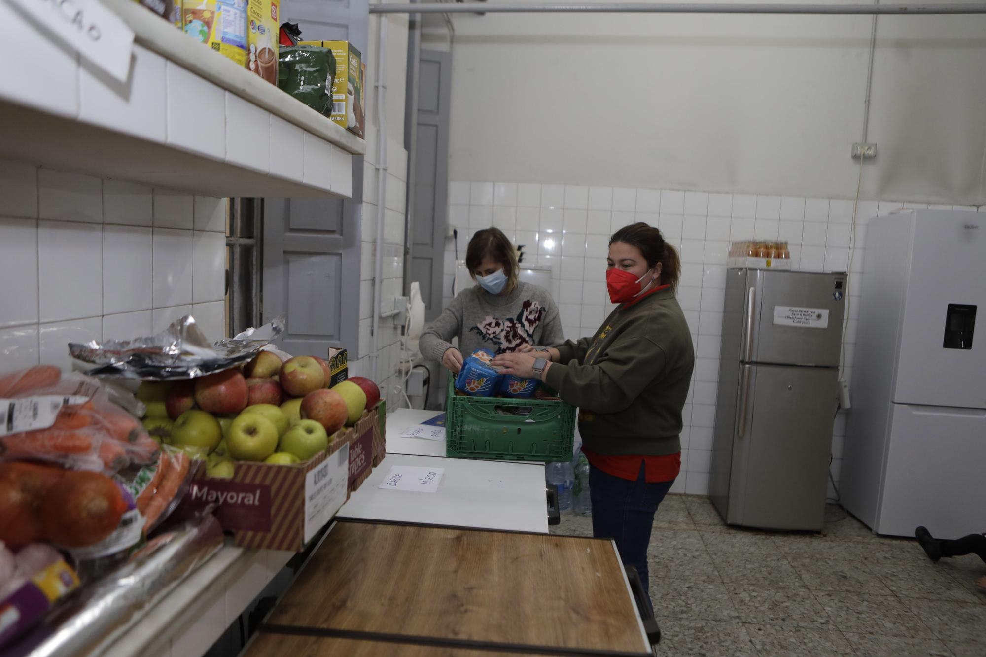 La llegada de los refugiados ucranianos al colegio San José de Sotrondio