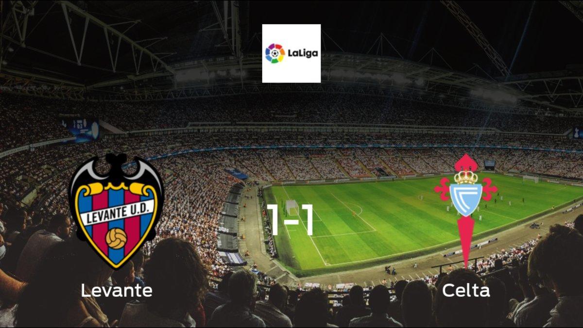 Levante drop points against Celta: 1-1 at Estadio de La Ceramica