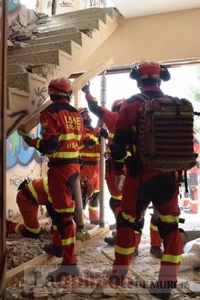 Simulacro de la UME en Alcantarilla