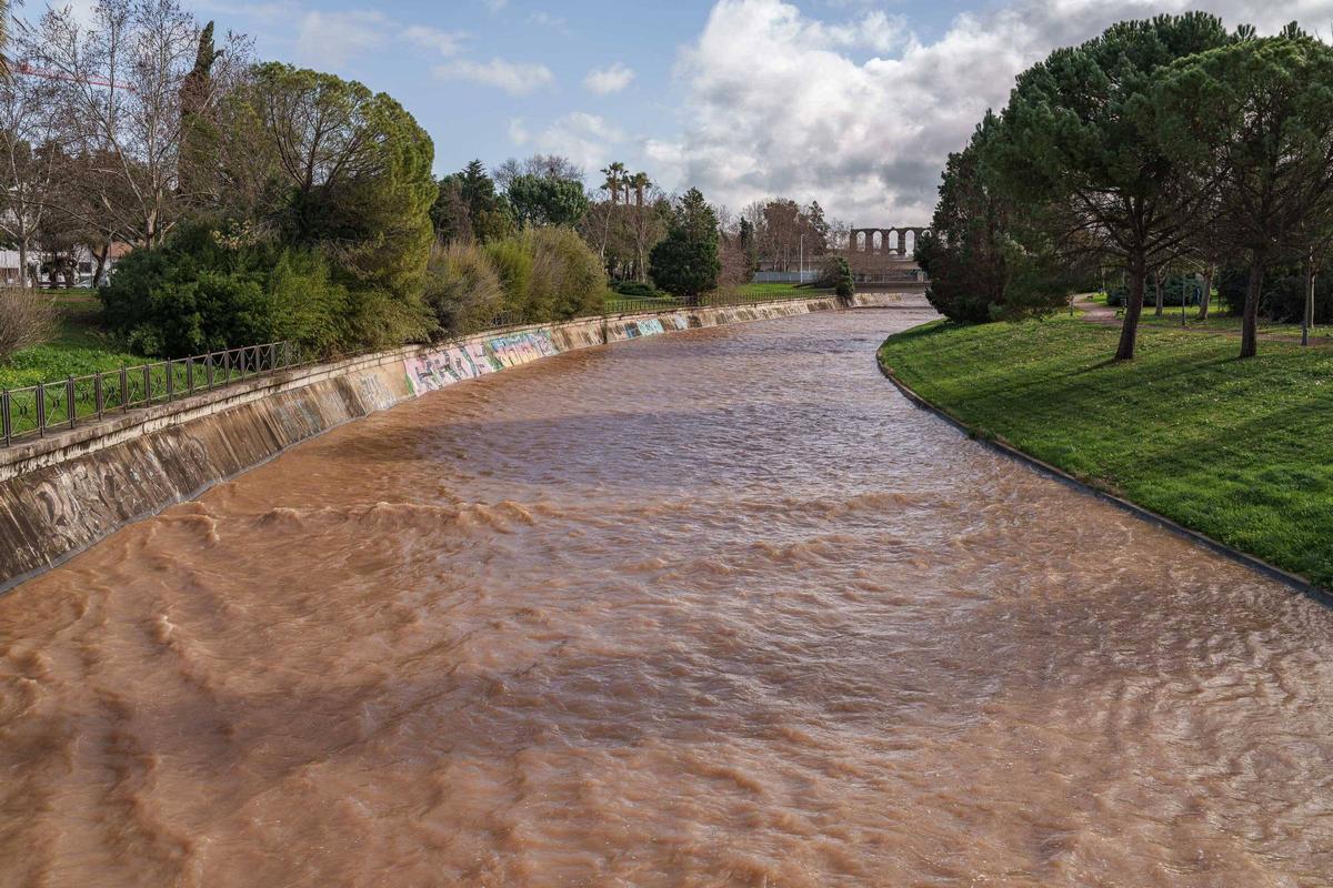 Efectos del temporal Leonardo a su paso por Mérida