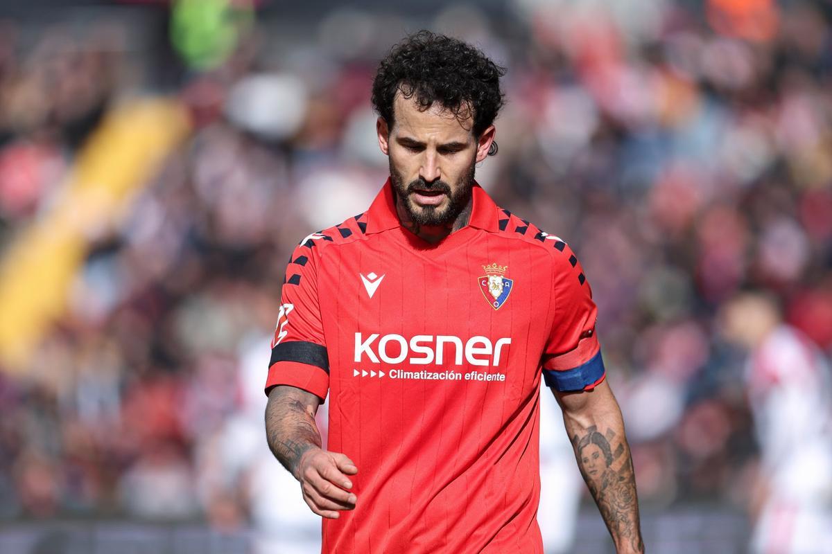 Rubén García en el último ecunetor de CA Osasuna en Vallecas