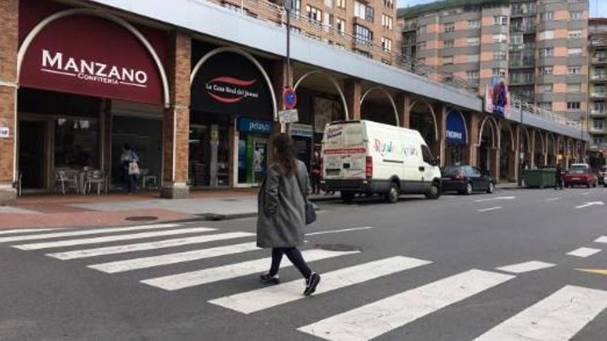 Paso de peatones de la calle Jardines