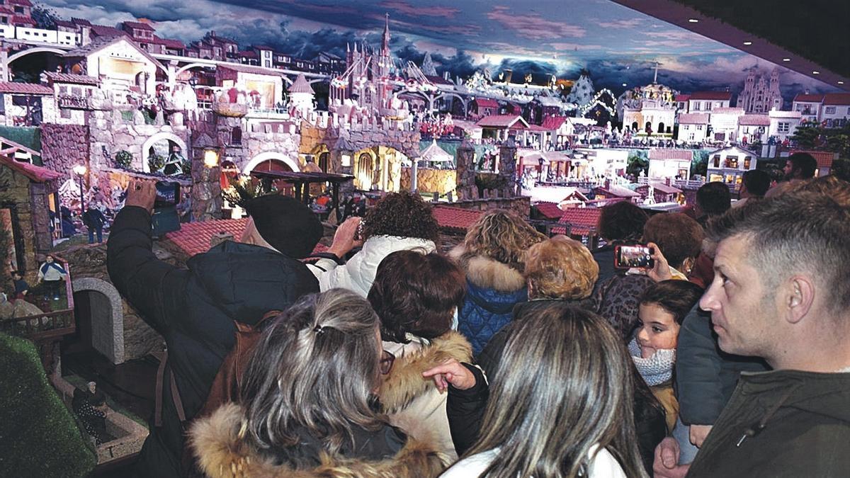 El Belén de Valga fue visitado el pasado año por más de 35.000 personas